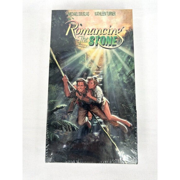 Romancing The Stone VHS Sealed Tape Fox Blue Watermarks Michael Douglas NEW - Picture 1 of 7